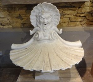 White Marble Fountain